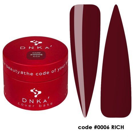 Универсальная камуфлирующая база DNKa&rsquo; Cover Base #06, Rich, 30 мл DN-06-30 фото