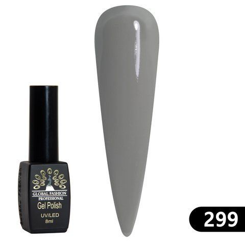 Гель-лак Global Fashion BLACK ELITE 299, 8 мл 2558 фото