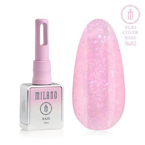 Камуфлююча база MILANO PREMIUM YUKI COVER BASE 02, 10 мл C-000011499-2 фото