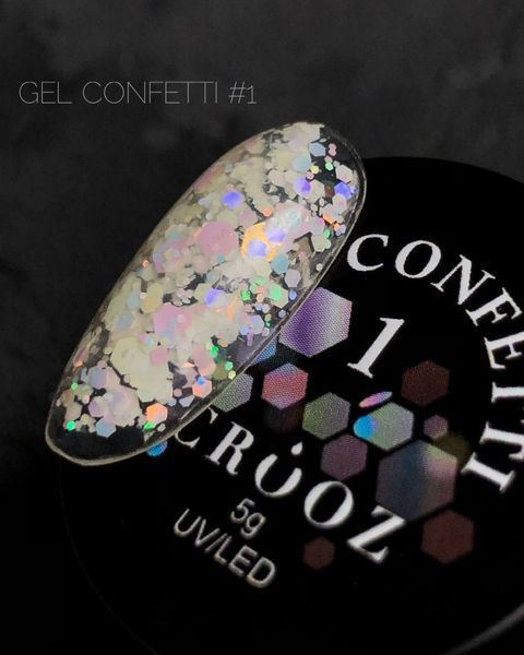 CROOZ Confetti Gel #1, 5 г CR-CONF-01 фото