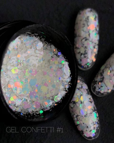 CROOZ Confetti Gel #1, 5 г CR-CONF-01 фото