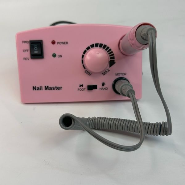 Фрезер для манікюру і педикюру Nail Drill ZS-602 ОРИГІНАЛ, 65 Вт, 45 000 об/хв, Рожевий ZS-602OR-P фото