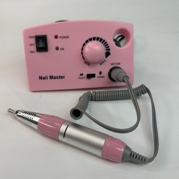 Фрезер для манікюру і педикюру Nail Drill ZS-602 ОРИГІНАЛ, 65 Вт, 45 000 об/хв, Рожевий ZS-602OR-P фото