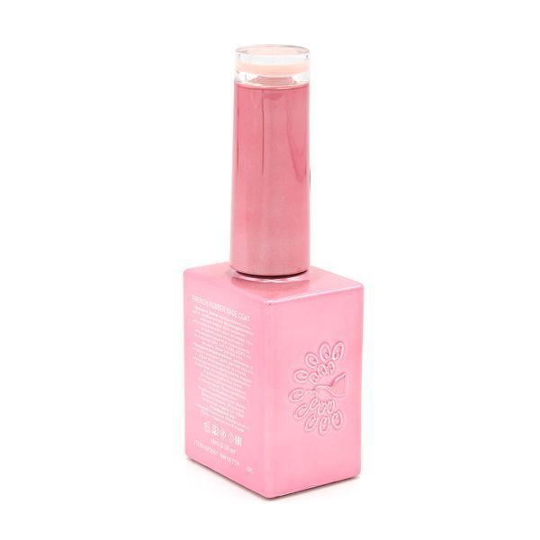 Каучукова база для гель-лаку френч Global Fashion Rubber Base Coat French, 15 мл 07 8101 фото