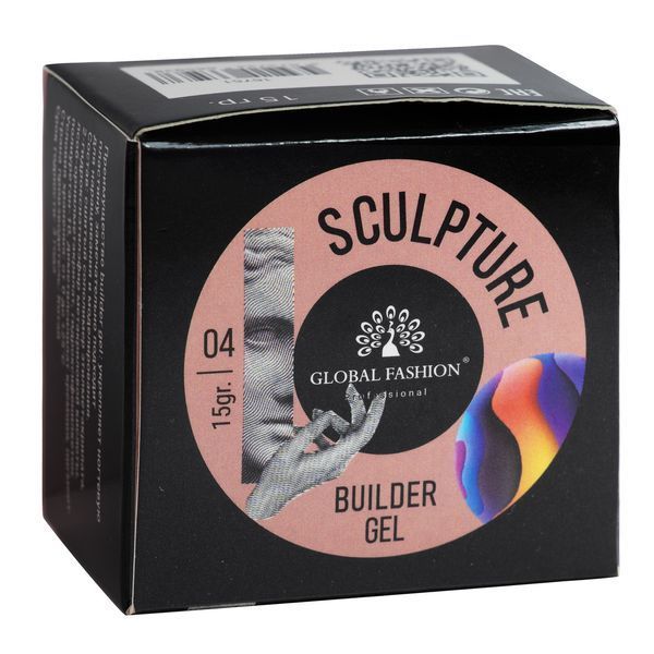 Скульптурный гель Global Fashion SCULPTURE BUILDER GEL NUDE №04, 15 г GF-SCLPT-04 фото