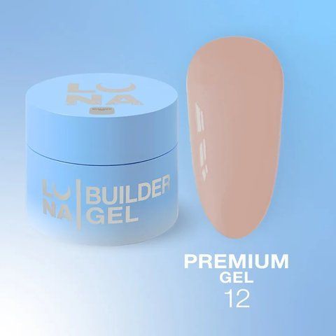 Гель для нарощування LUNA Premium Gel №12, 30 мл LUNA-PRG-12-30 фото