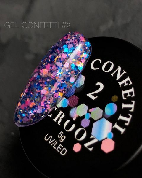 CROOZ Confetti Gel #2, 5 г CR-CONF-02 фото