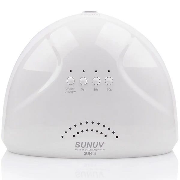LED+UV лампа SUNUV SUN1 48W White для манікюру (Оригінал) SUN-1-W фото