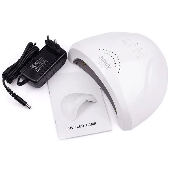 LED+UV лампа SUNUV SUN1 48W White для манікюру (Оригінал) SUN-1-W фото