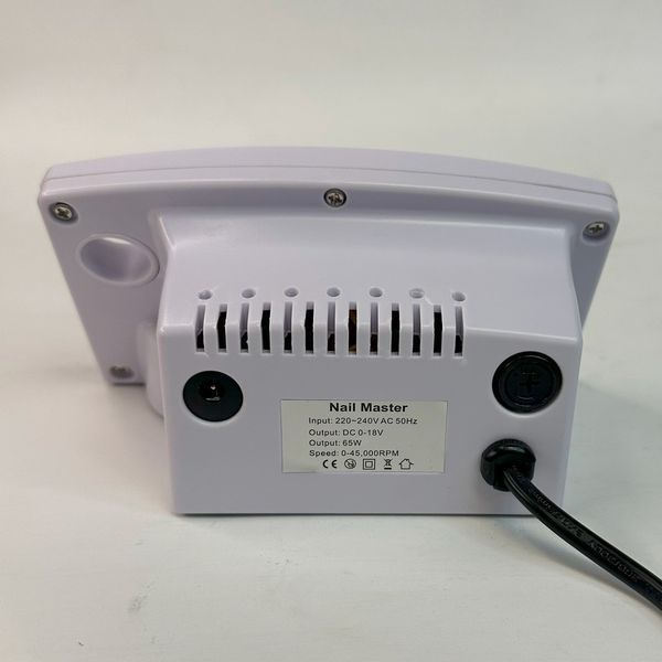 Фрезер для маникюра и педикюра Nail Drill ZS-602 ОРИГИНАЛ, 65 Вт, 45 000 об/мин, Белый ZS-602OR-W фото